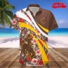Wyoming Cowboys NCAA Grunge Polynesian Tattoo Hawaiian Shirt and Short