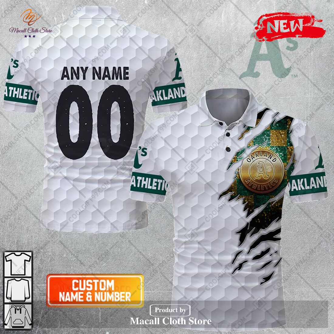 Personalized MLB Oakland Athletics Mix Golf Style For Men Women Polo Shirt Personalized MLB Oakland Athletics Mix Golf Style For Men Women Polo Shirt