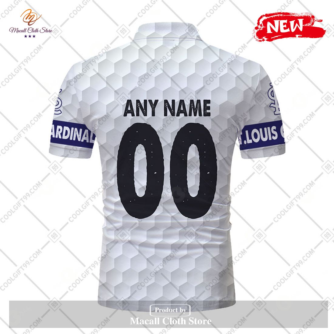 MLB St. Louis Cardinals Mix Jersey Personalized Style Polo Shirt