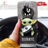 Personalized AFL Carlton Baby Yoda Gift For Yoda Fans Tumbler