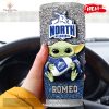Personalized AFL Port Adelaide Baby Yoda Gift For Yoda Fans Tumbler