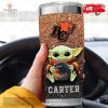 Personalized CFL CALGARY STAMPEDERS Yoda Gift For Yoda Fans Tumbler