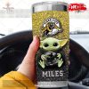 Personalized CFL MONTREAL ALOUETTES Yoda Gift For Yoda Fans Tumbler