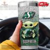 Personalized CFL OTTAWA REDBLACKS Yoda Gift For Yoda Fans Tumbler