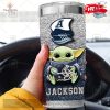 Personalized CFL SASKATCHEWAN ROUGHRIDERS Yoda Gift For Yoda Fans Tumbler