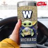 Personalized CFL TORONTO ARGONAUTS Yoda Gift For Sports Fans Tumbler