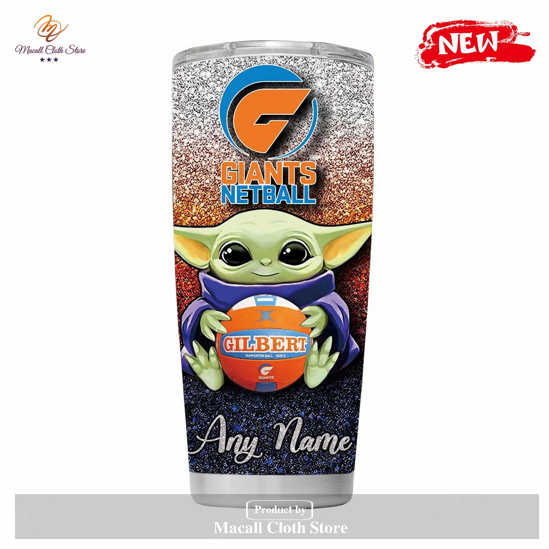 Personalized Giants Netball Yoda Gift For Yoda Fans Tumbler Personalized Giants Netball Yoda Gift For Yoda Fans Tumbler