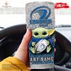 Personalized IRFU MUNSTER Rugby Baby Yoda Gift For Yoda Fans Tumbler