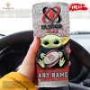 Personalized IRFU MUNSTER Rugby Baby Yoda Gift For Yoda Fans Tumbler