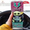 Personalized IRFU ULSTER Rugby Baby Yoda Gift For Yoda Fans Tumbler