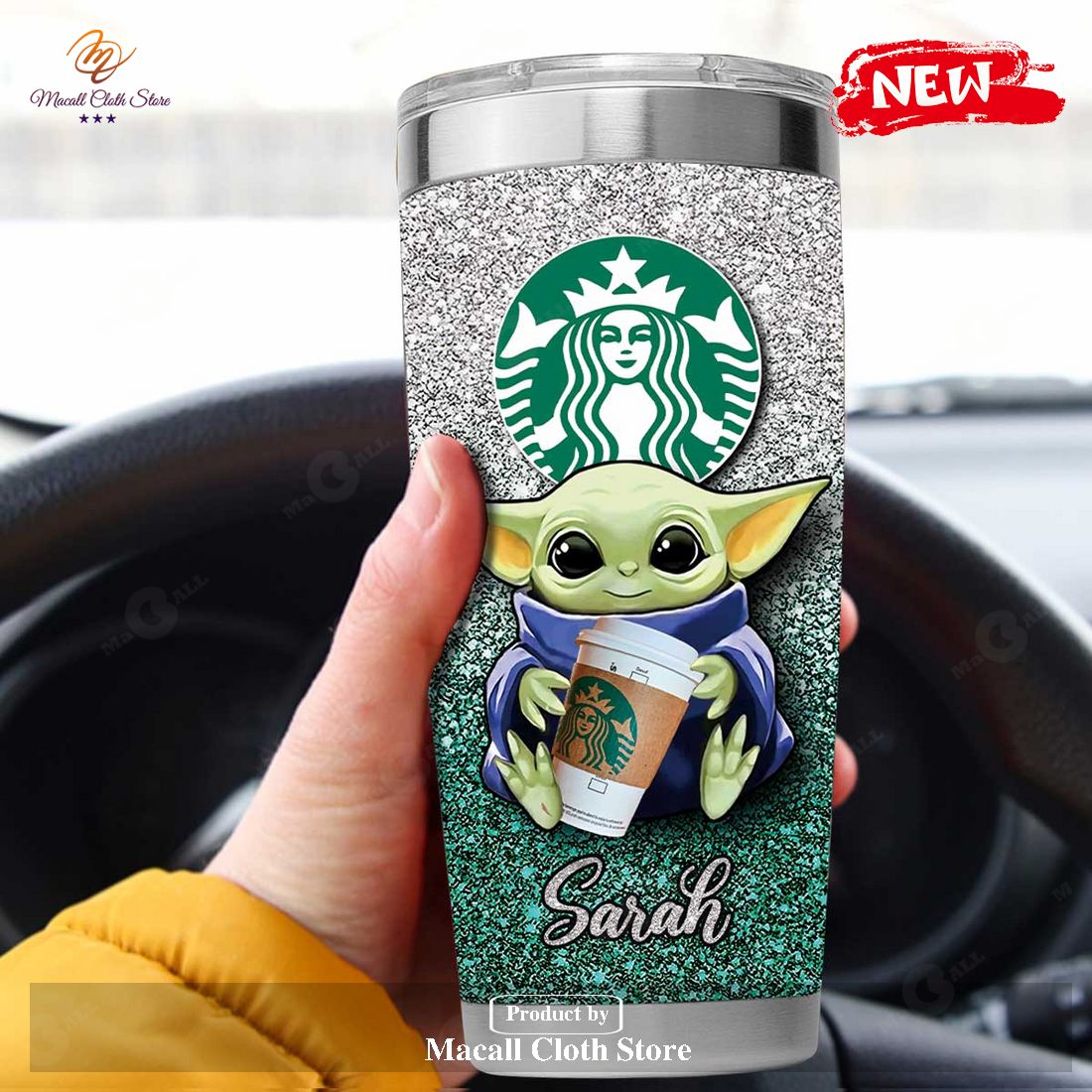 Personalized Starbucks Baby Yoda Gift For Yoda Fans Tumbler Personalized Starbucks Baby Yoda Gift For Yoda Fans Tumbler
