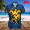 Personalized West Virginia Mountaineers NCAA Basketball Net Grunge Pattern Hawaiian Shirt and Shorts