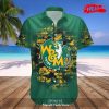 Personalized William and Mary Tribe NCAA Basketball Net Grunge Pattern Hawaiian Shirt and Shorts