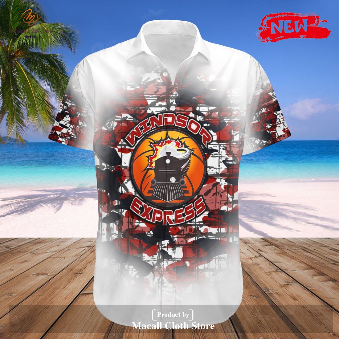 Personalized Windsor Express NCAA Camouflage Vintage - CA BASKETBALL Hawaiian Shirt and Shorts Personalized Windsor Express NCAA Camouflage Vintage - CA BASKETBALL Hawaiian Shirt and Shorts
