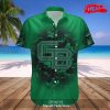 Personalized Wisconsin-Green Bay Phoenix NCAA Basketball Net Grunge Pattern Hawaiian Shirt and Shorts