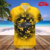 Personalized Wisconsin-Milwaukee Panthers NCAA Basketball Net Grunge Pattern Hawaiian Shirt and Shorts