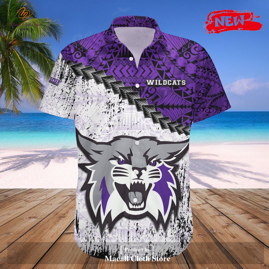 Weber State Wildcats NCAA Grunge Polynesian Tattoo Hawaiian Shirt and Shorts