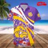 Western Illinois Leathernecks NCAA Grunge Polynesian Tattoo Hawaiian Shirt and Shorts