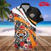 Wests Tigers NCAA Tropical Seamless- NRL Hawaiian Shirt and Shorts