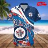 Winnipeg Jets NCAA Tropical Seamless- NHL Hawaiian Shirt and Shorts