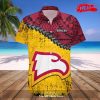Winthrop Eagles NCAA Hibiscus Sport Style Hawaiian Shirt and Shorts