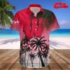 Wisconsin Badgers NCAA Flame Ball Design Hawaiian Shirt and Shorts
