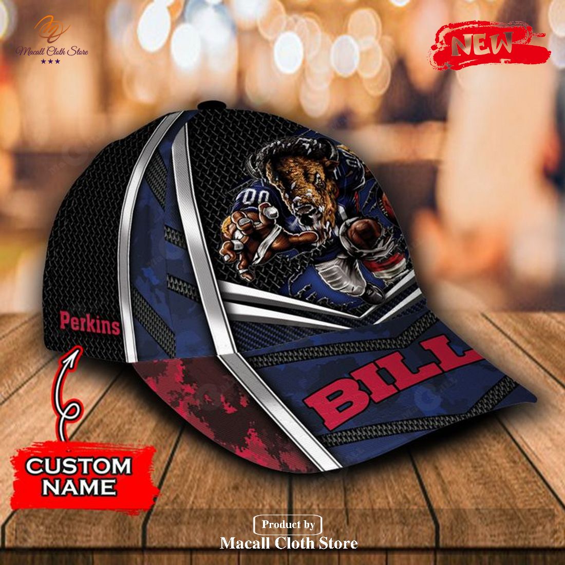 Personalized Name NFL Buffalo Bills Sports Design For Fan Classic Cap