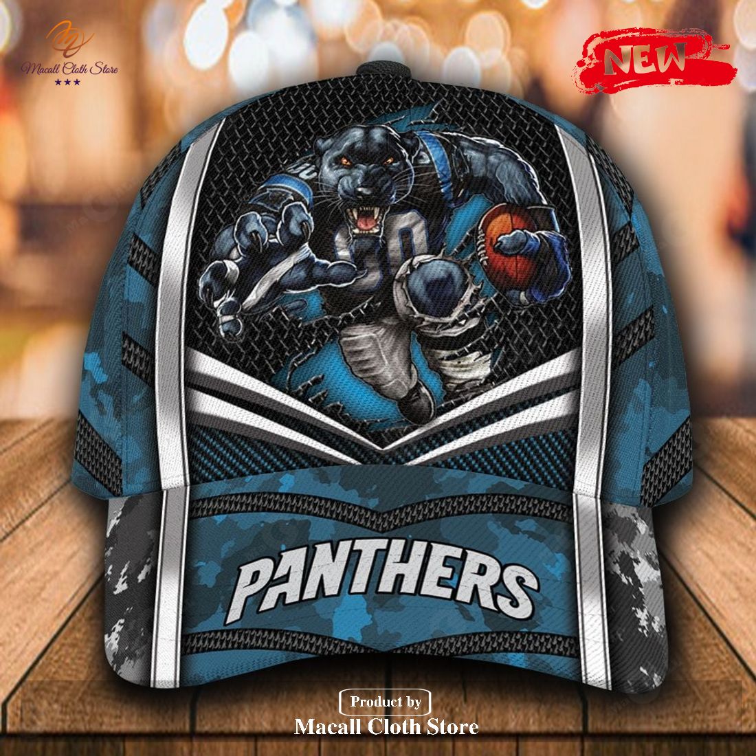 Personalized Name NFL Carolina Panthers Sports Design For Fan Classic Cap