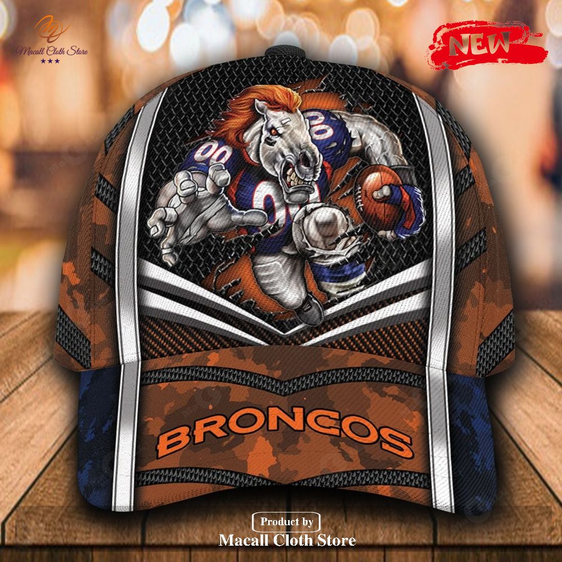 Personalized Name NFL Denver Broncos Sports Design For Fan Classic Cap