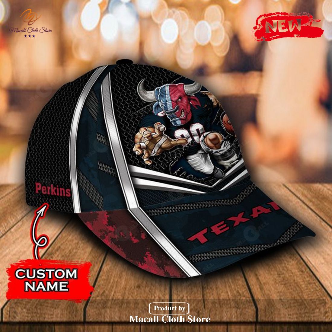 Personalized Name NFL Houston Texans Sports Design For Fan Classic Cap