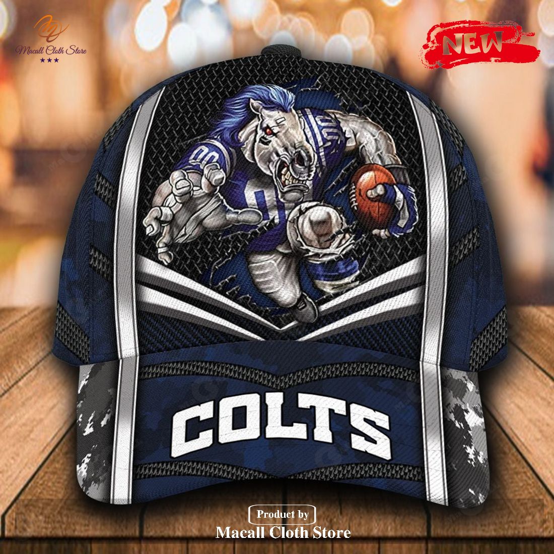 Personalized Name NFL Indianapolis Colts Sports Design For Fan Classic Cap