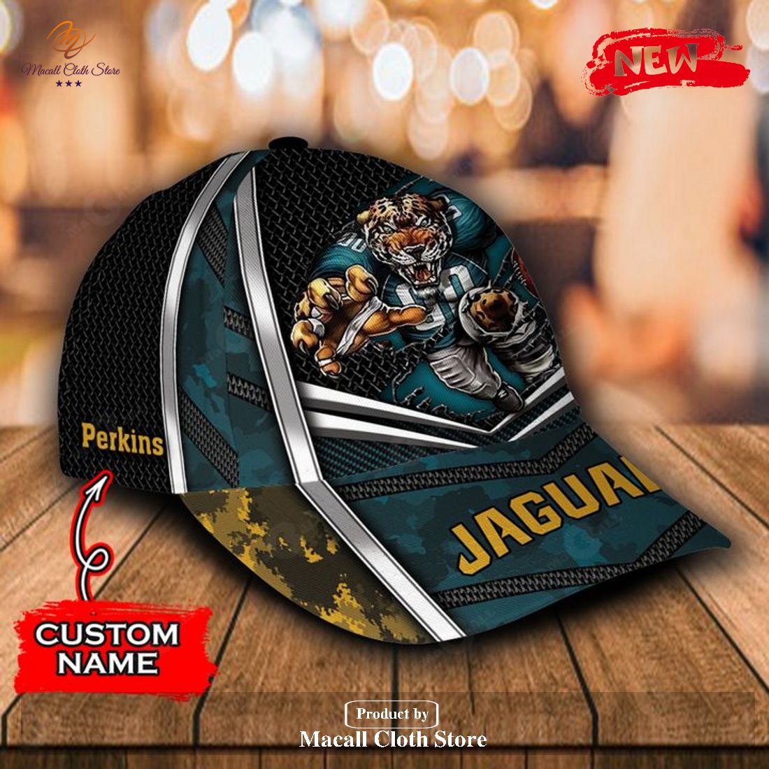 Personalized Name NFL Jacksonville Jaguars Sports Design For Fan Classic Cap