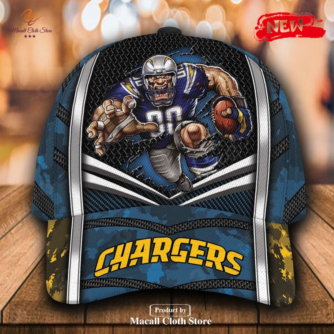 Personalized Name NFL Los Angeles Chargers Sports Design For Fan Classic Cap