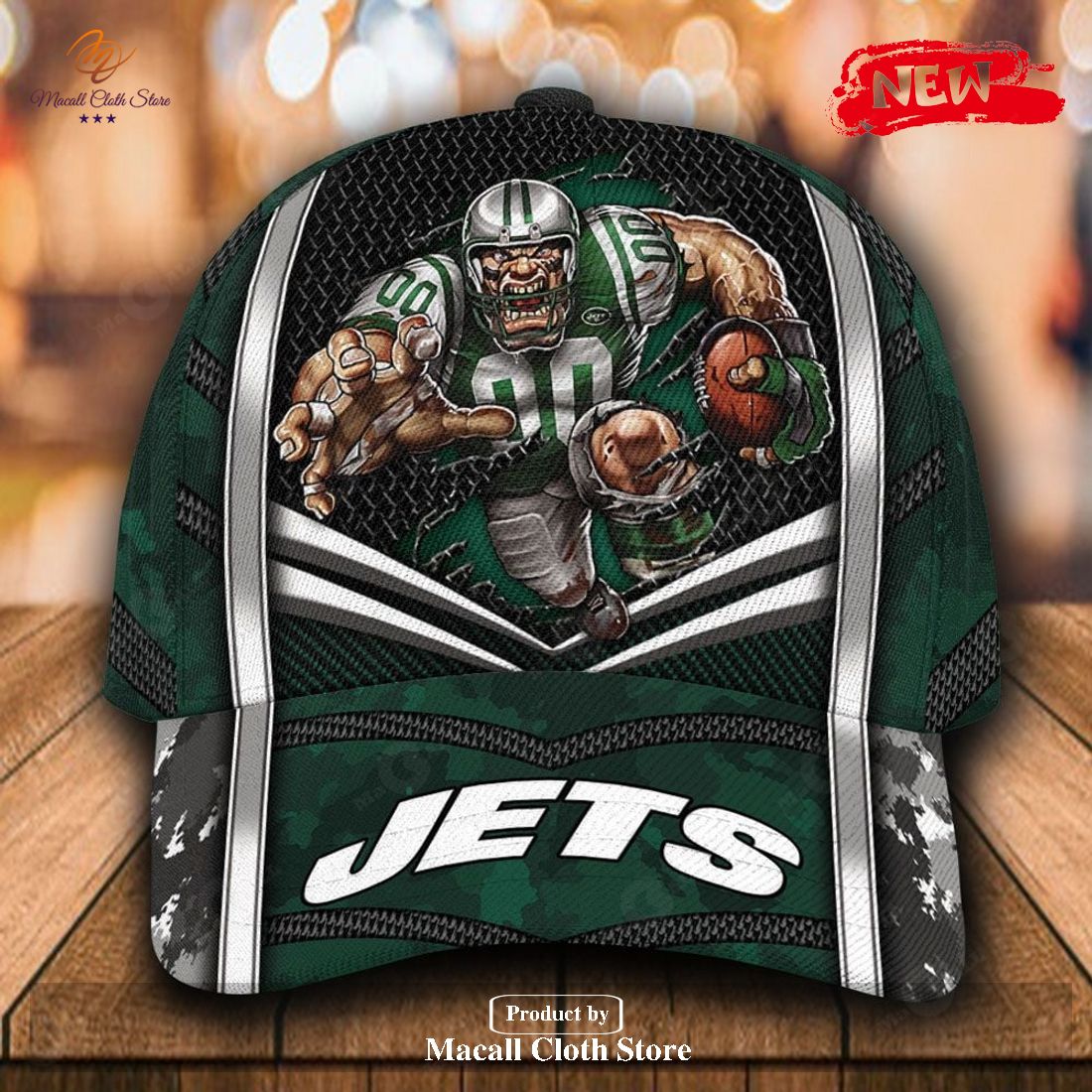 Personalized Name NFL New York Jets Sports Design For Fan Classic Cap