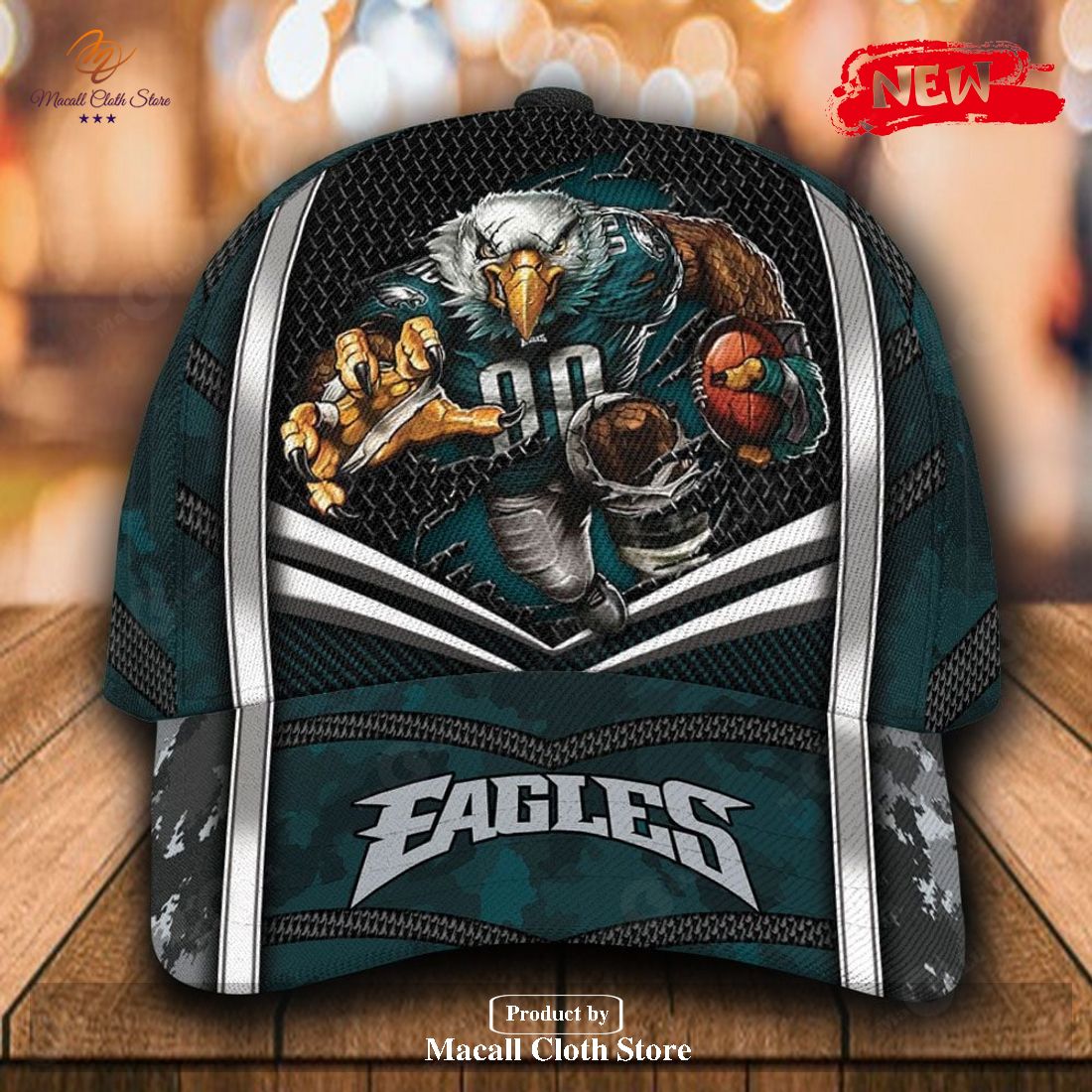 Personalized Name NFL Philadelphia Eagles Sports Design For Fan Classic Cap