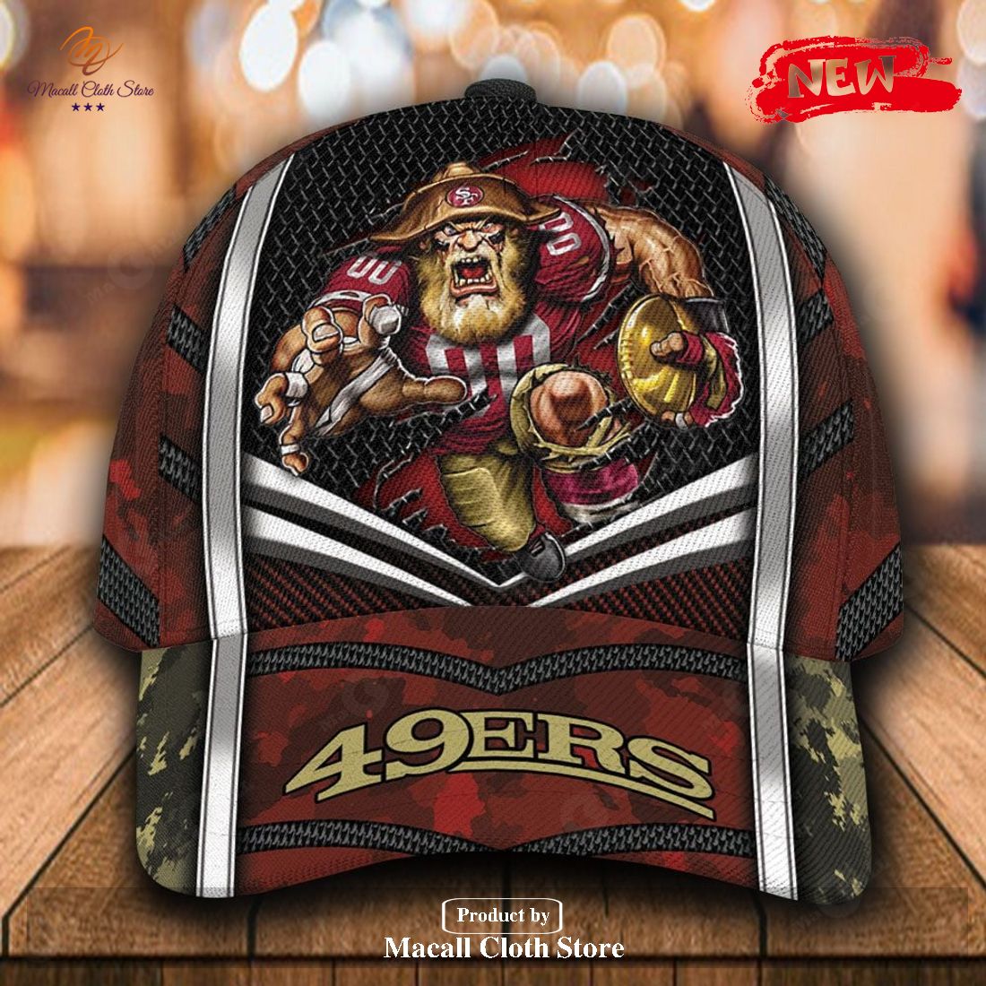 Personalized Name NFL San Francisco 49ers Sports Design For Fan Classic Cap