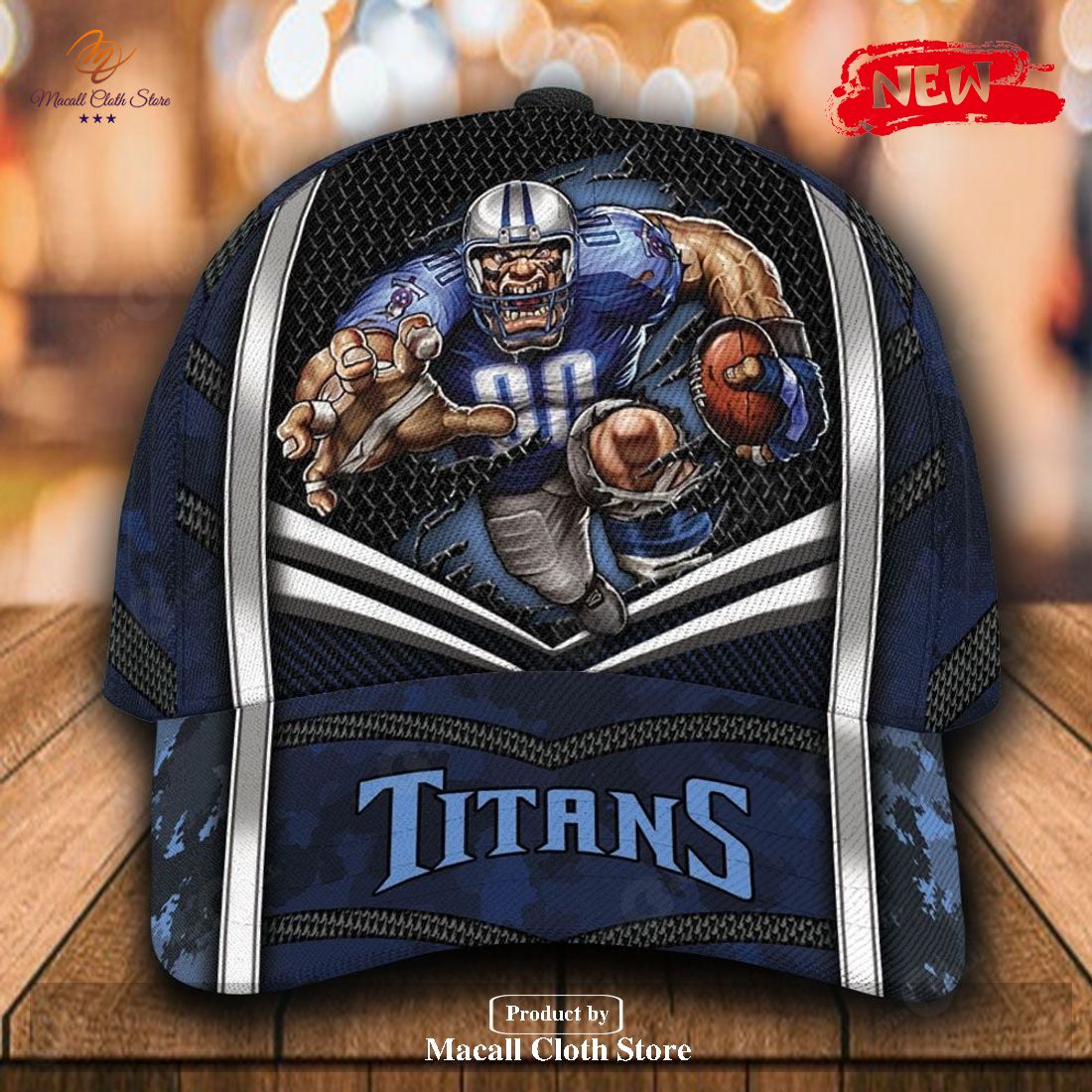 Personalized Name NFL Tennessee Titans Sports Design For Fan Classic Cap