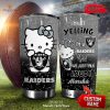Personalized Name Hello Kitty Hug Philadelphia Eagles Stainless Steel Tumbler