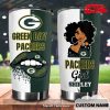 Personalized Name Just A Panthers Girl Carolina Panthers Football NFL Tumblers