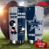 Personalized Name NFL Las Vegas Raiders Snoopy Here We Go NFL Tumbler
