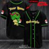 Personalized Chilling Mickey Mouse Disney All Over Print Black Baseball Jersey