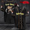Personalized Machop Pokemon Black Design Baseball Jersey