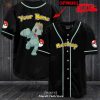 Personalized Mankey Pokemon Black Design Baseball Jersey