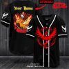Personalized Nidoking Pokemon Black Baseball Jersey