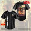 Personalized Stranger Things Characters All Over Print Black Design Baseball Jersey