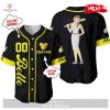 Personalized Alice In Wonderland Disney All Over Print Black Design Baseball Jersey