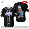 Crown Royal Skull All Over Print 3D Purple Baseball Jersey