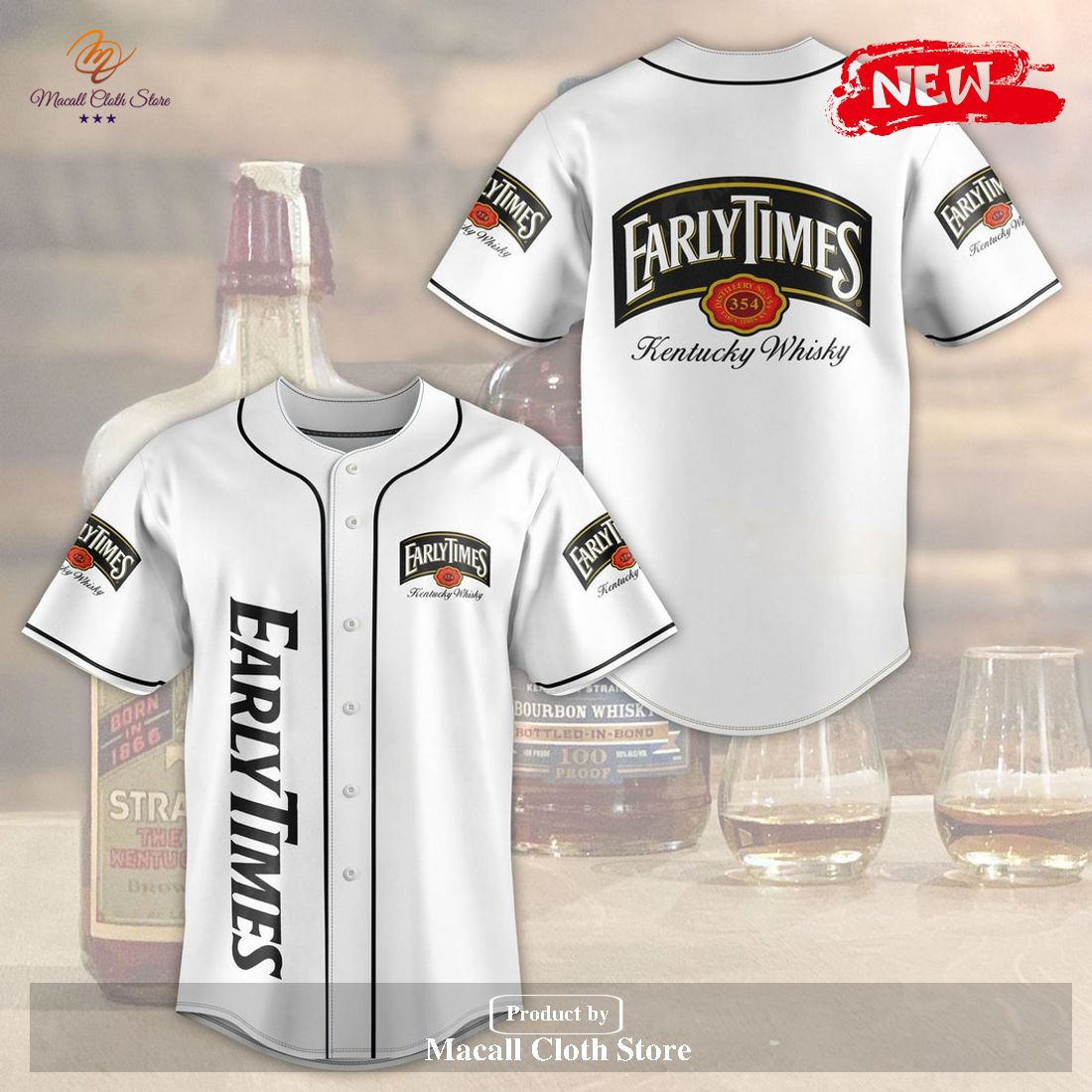 Early Times Kentucky Whisky Baseball Jersey Early Times Kentucky Whisky Baseball Jersey