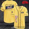 Pluto Dog Disney Cartoon Graphics All Over Print Unisex Baseball Jersey Yellow