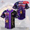 Crown Royal Whisky Dad All Over Print 3D Purple Baseball Jersey